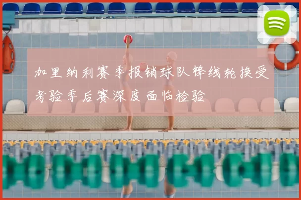 加里纳利赛季报销球队锋线轮换受考验季后赛深度面临检验