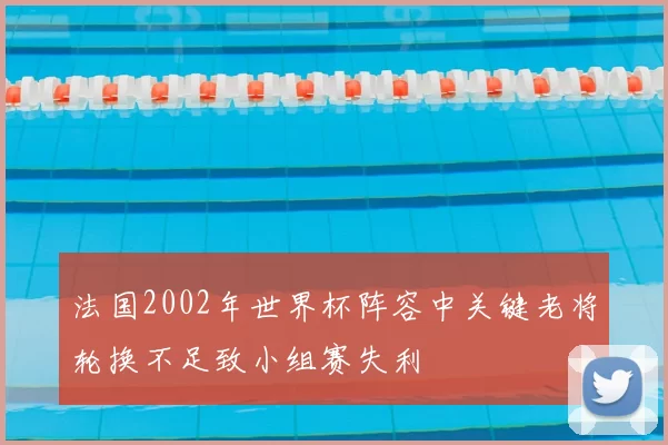 法国2002年世界杯阵容中关键老将轮换不足致小组赛失利